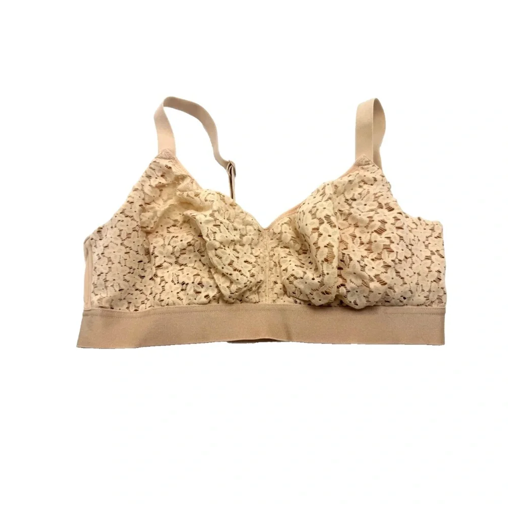 Chantelle Norah Comfort Supportive Wirefree Bra Nude Blush 30DD - Picture 3 of 6